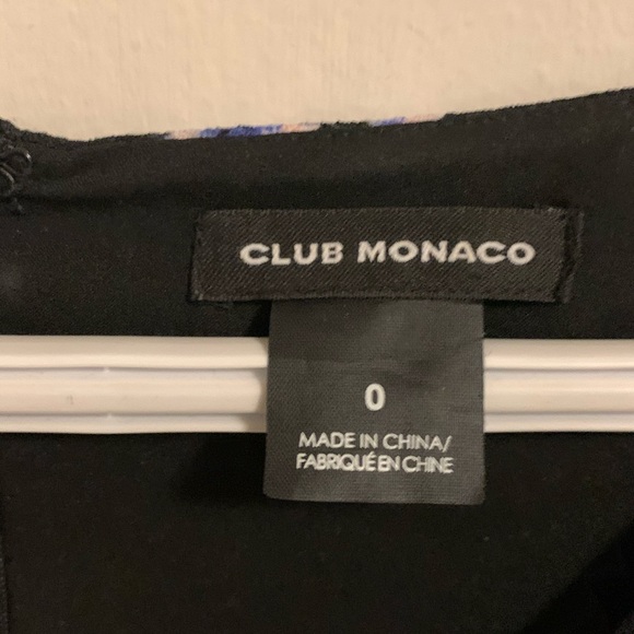 Club Monaco black Lenoria puff sleeve dress - Picture 4 of 4